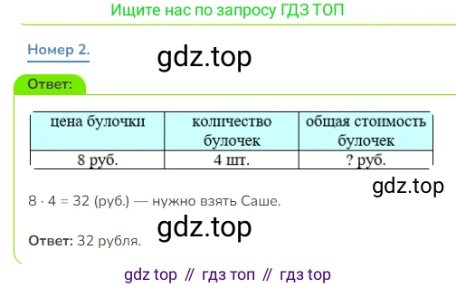 Математика, 3 класс Учебник, авторы: Дорофеев Георгий Владимирович, Миракова Татьяна Николаевна, Бука Татьяна Борисовна, издательство Просвещение, Москва, 2019 - 2023, белого цвета, Часть 1, страница 89, номер 2, Решение 1