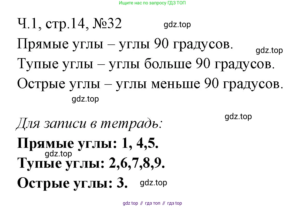 Математика, 3 класс рабочая тетрадь, авторы: Моро Мария Игнатьевна, Волкова Светлана Ивановна, издательство Просвещение, Москва, 2024, белого цвета, Часть 1, страница 14, Решение