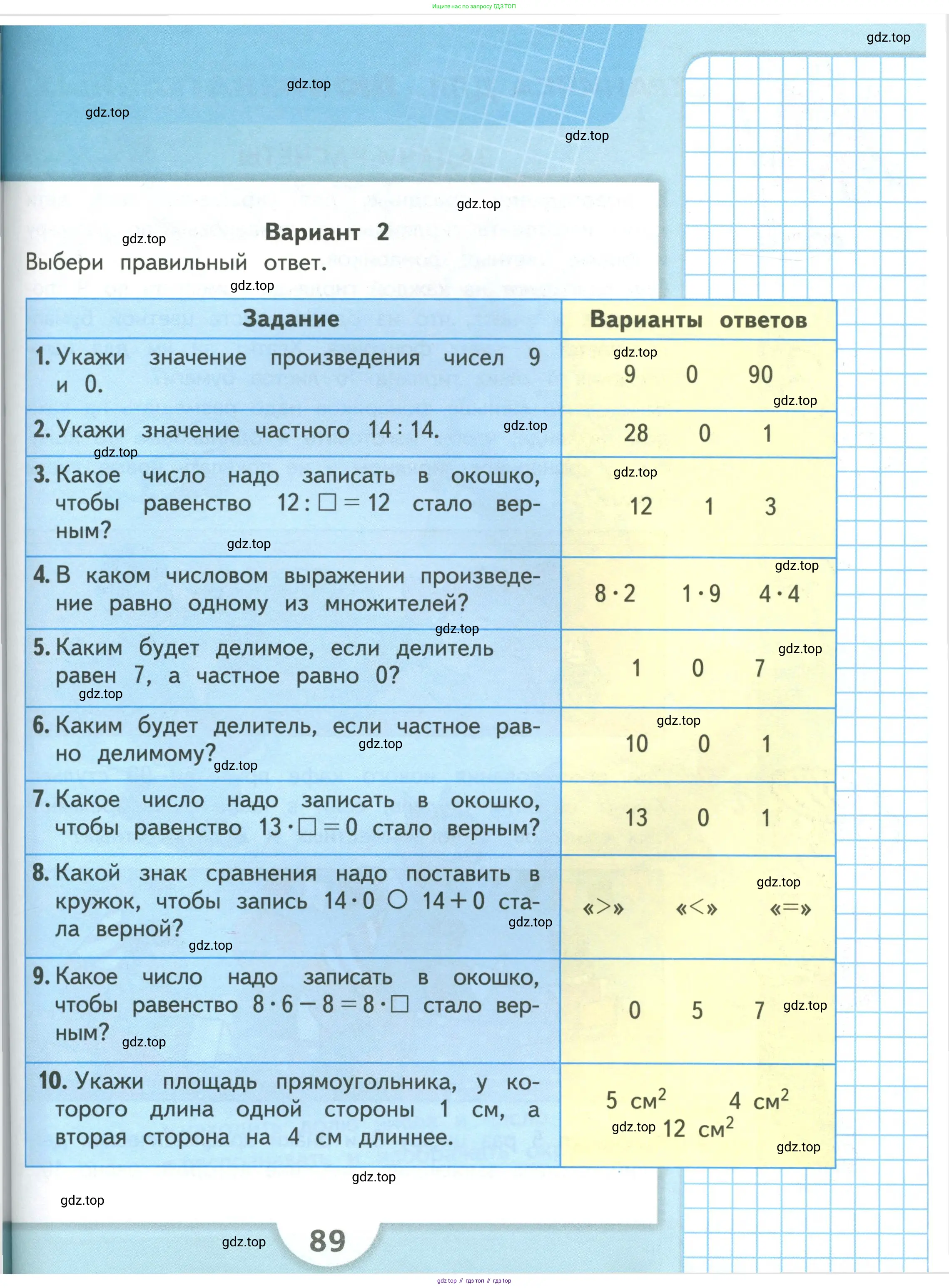 Математика, 3 класс Учебник, авторы: Моро Мария Игнатьевна, Бантова Мария Александровна, Бельтюкова Галина Васильевна, Волкова Светлана Ивановна, Степанова Светлана Вячеславовна, издательство Просвещение, Москва, 2023, белого цвета, Часть 1, страница 89