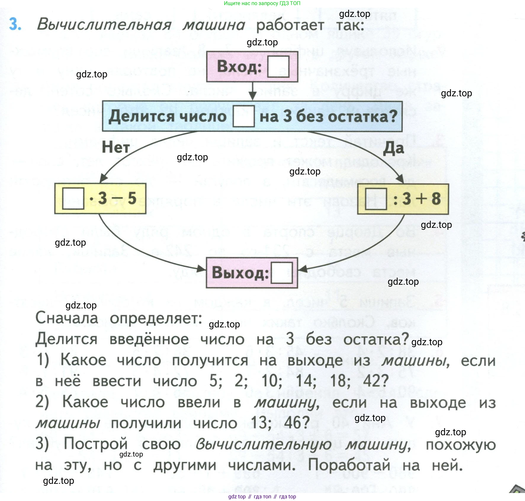 ГДЗ Математика, 3 класс Учебник, авторы: Моро Мария Игнатьевна, Бантова Мария Александровна, Бельтюкова Галина Васильевна, Волкова Светлана Ивановна, Степанова Светлана Вячеславовна, издательство Просвещение, Москва, 2023, белого цвета, Часть 2, страница 57, номер 3, Условие