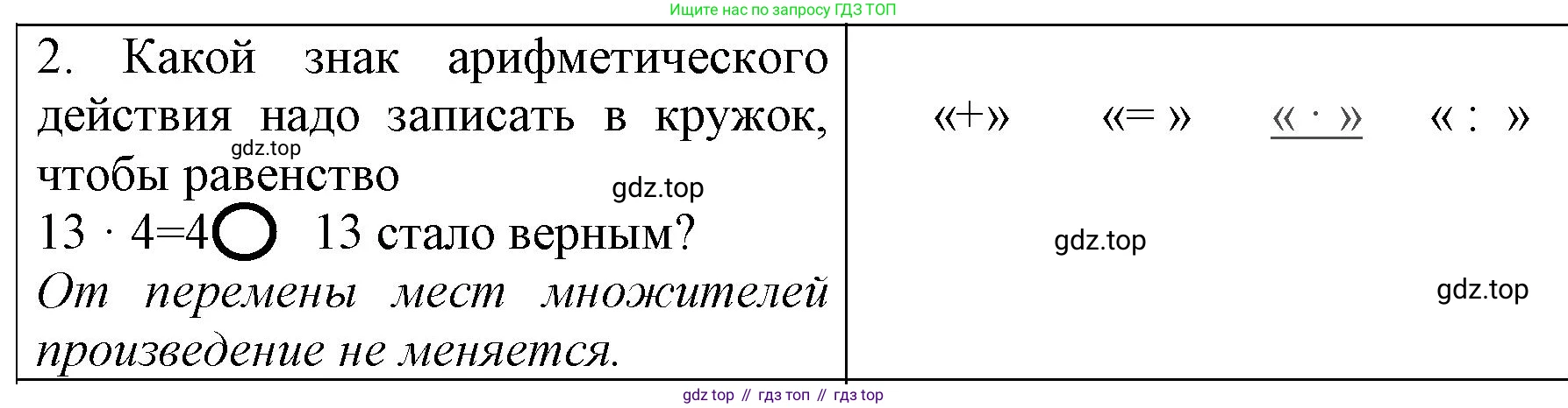 ГДЗ Математика, 3 класс Учебник, авторы: Моро Мария Игнатьевна, Бантова Мария Александровна, Бельтюкова Галина Васильевна, Волкова Светлана Ивановна, Степанова Светлана Вячеславовна, издательство Просвещение, Москва, 2023, белого цвета, Часть 1, страница 31, номер 2, Решение
