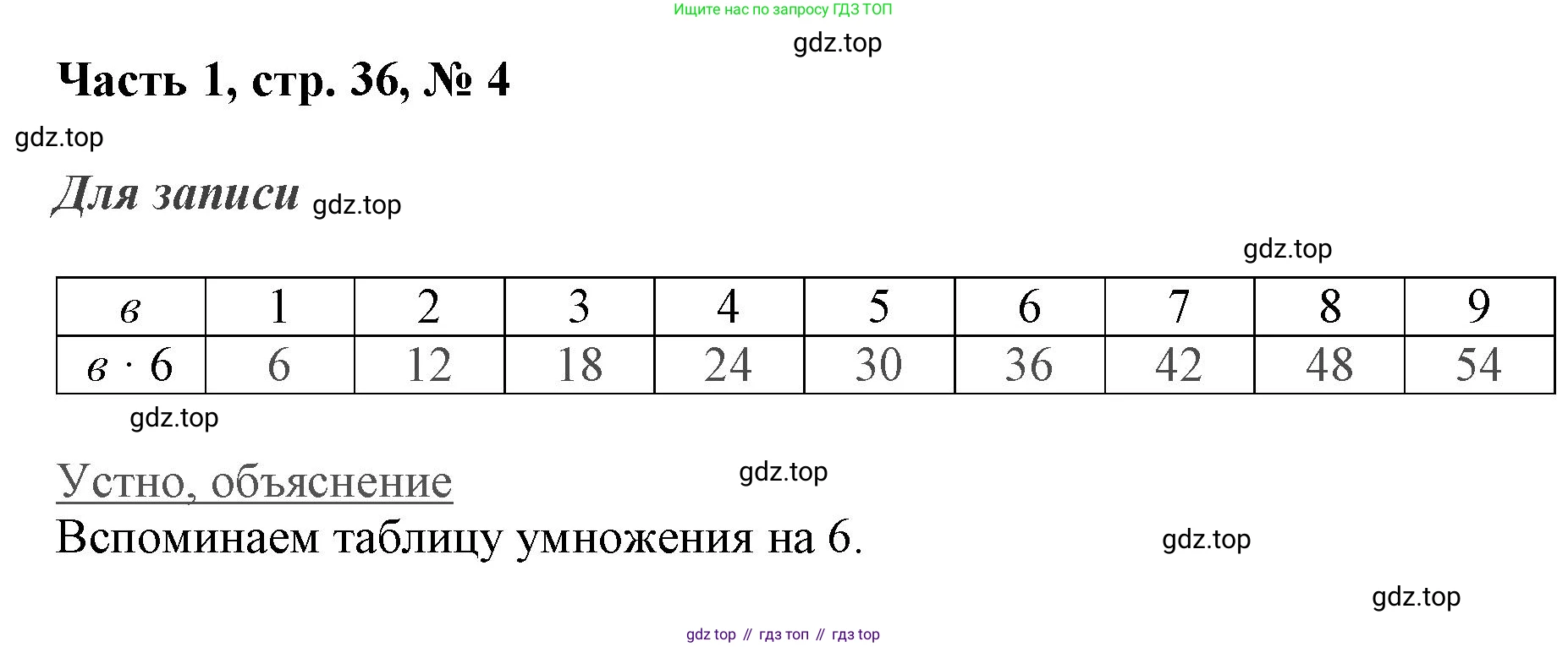 ГДЗ Математика, 3 класс Учебник, авторы: Моро Мария Игнатьевна, Бантова Мария Александровна, Бельтюкова Галина Васильевна, Волкова Светлана Ивановна, Степанова Светлана Вячеславовна, издательство Просвещение, Москва, 2023, белого цвета, Часть 1, страница 36, номер 4, Решение