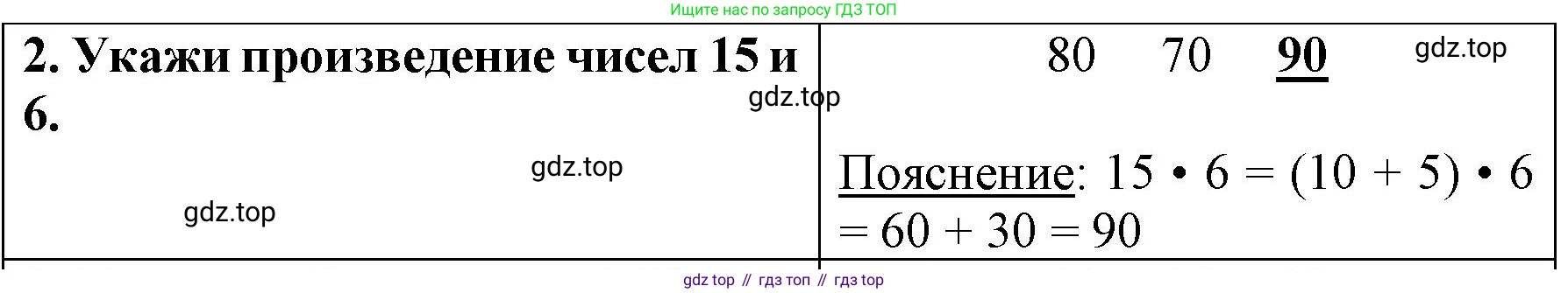 ГДЗ Математика, 3 класс Учебник, авторы: Моро Мария Игнатьевна, Бантова Мария Александровна, Бельтюкова Галина Васильевна, Волкова Светлана Ивановна, Степанова Светлана Вячеславовна, издательство Просвещение, Москва, 2023, белого цвета, Часть 2, страница 36, номер 2, Решение