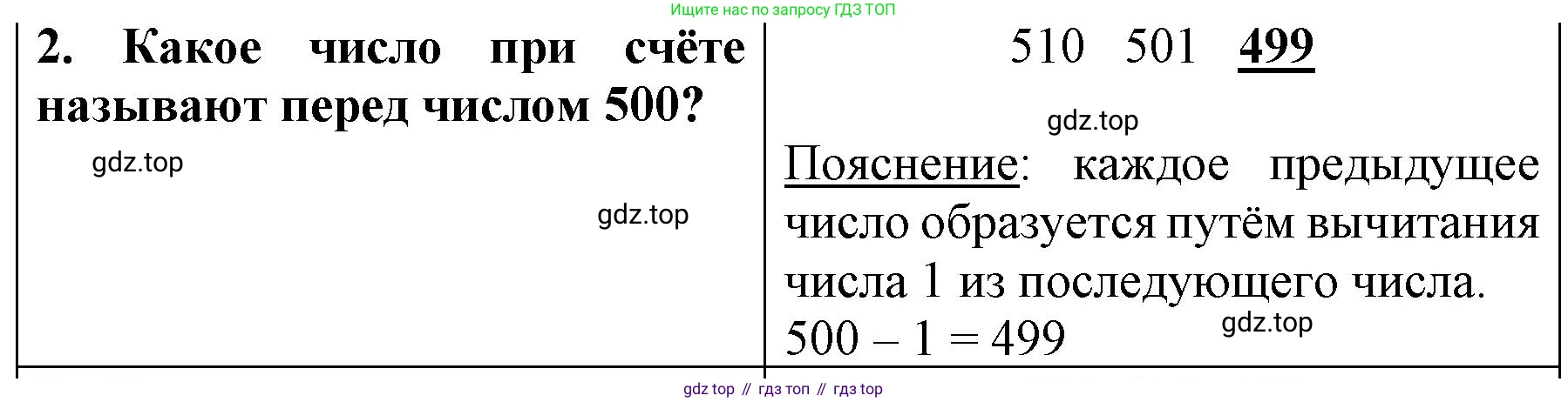 ГДЗ Математика, 3 класс Учебник, авторы: Моро Мария Игнатьевна, Бантова Мария Александровна, Бельтюкова Галина Васильевна, Волкова Светлана Ивановна, Степанова Светлана Вячеславовна, издательство Просвещение, Москва, 2023, белого цвета, Часть 2, страница 62, номер 2, Решение