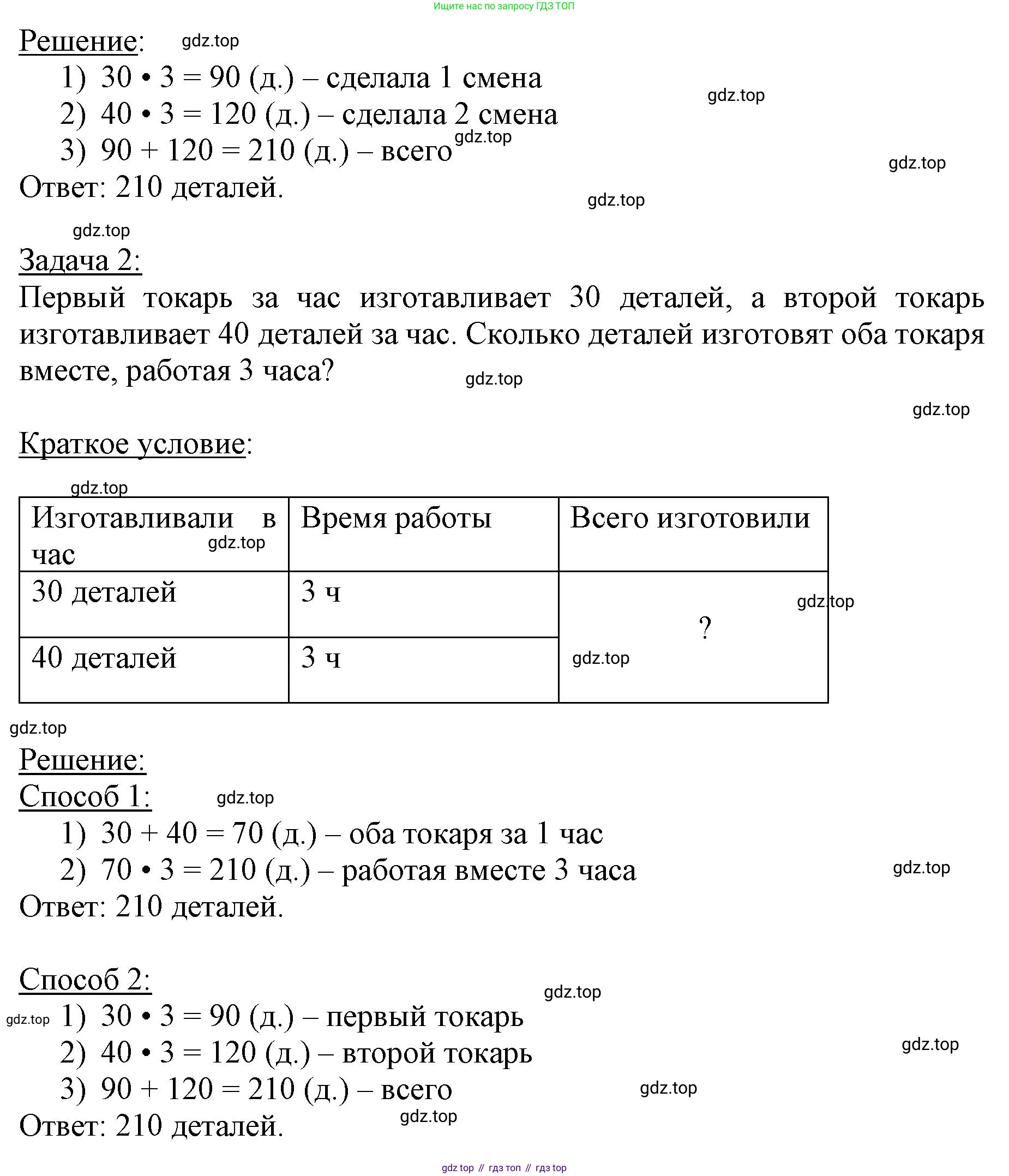 ГДЗ Математика, 3 класс Учебник, авторы: Моро Мария Игнатьевна, Бантова Мария Александровна, Бельтюкова Галина Васильевна, Волкова Светлана Ивановна, Степанова Светлана Вячеславовна, издательство Просвещение, Москва, 2023, белого цвета, Часть 2, страница 69, номер 5, Решение (продолжение 2)