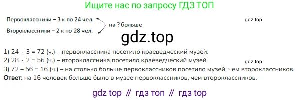 ГДЗ Математика, 3 класс Учебник, авторы: Моро Мария Игнатьевна, Бантова Мария Александровна, Бельтюкова Галина Васильевна, Волкова Светлана Ивановна, Степанова Светлана Вячеславовна, издательство Просвещение, Москва, 2023, белого цвета, Часть 2, страница 69, номер 3, Решение