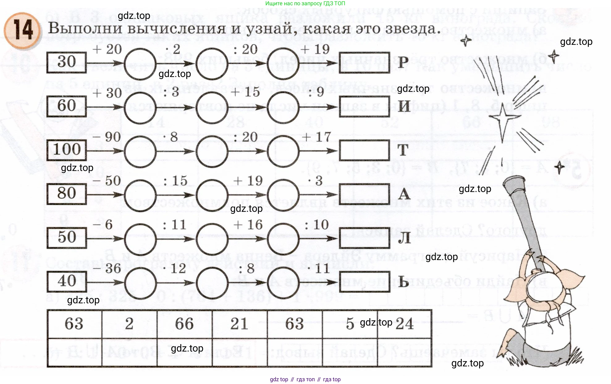 Математика, 3 класс учебное пособие - тетрадь, автор: Петерсон Людмила Георгиевна, издательство Просвещение, Москва, 2024, зелёного цвета, Часть 1, страница 35, номер 14, Условие 2024