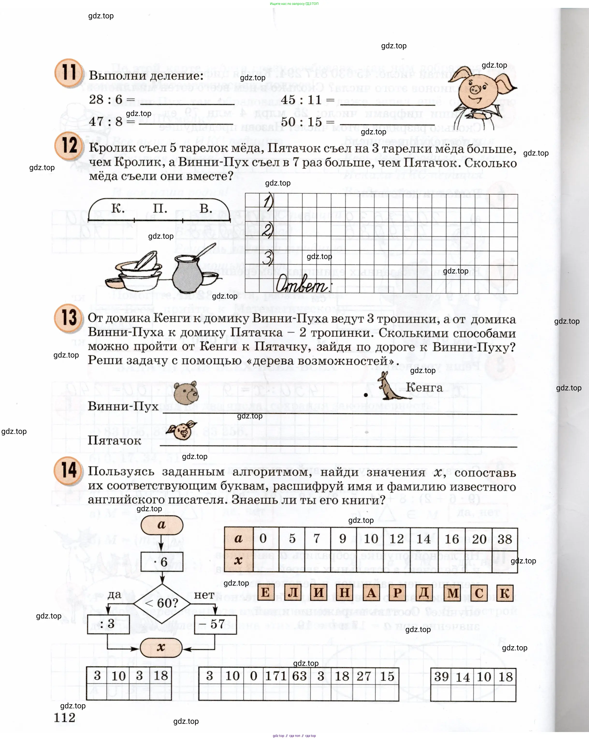 Математика, 3 класс учебное пособие - тетрадь, автор: Петерсон Людмила Георгиевна, издательство Просвещение, Москва, 2024, зелёного цвета, Часть 1, страница 112