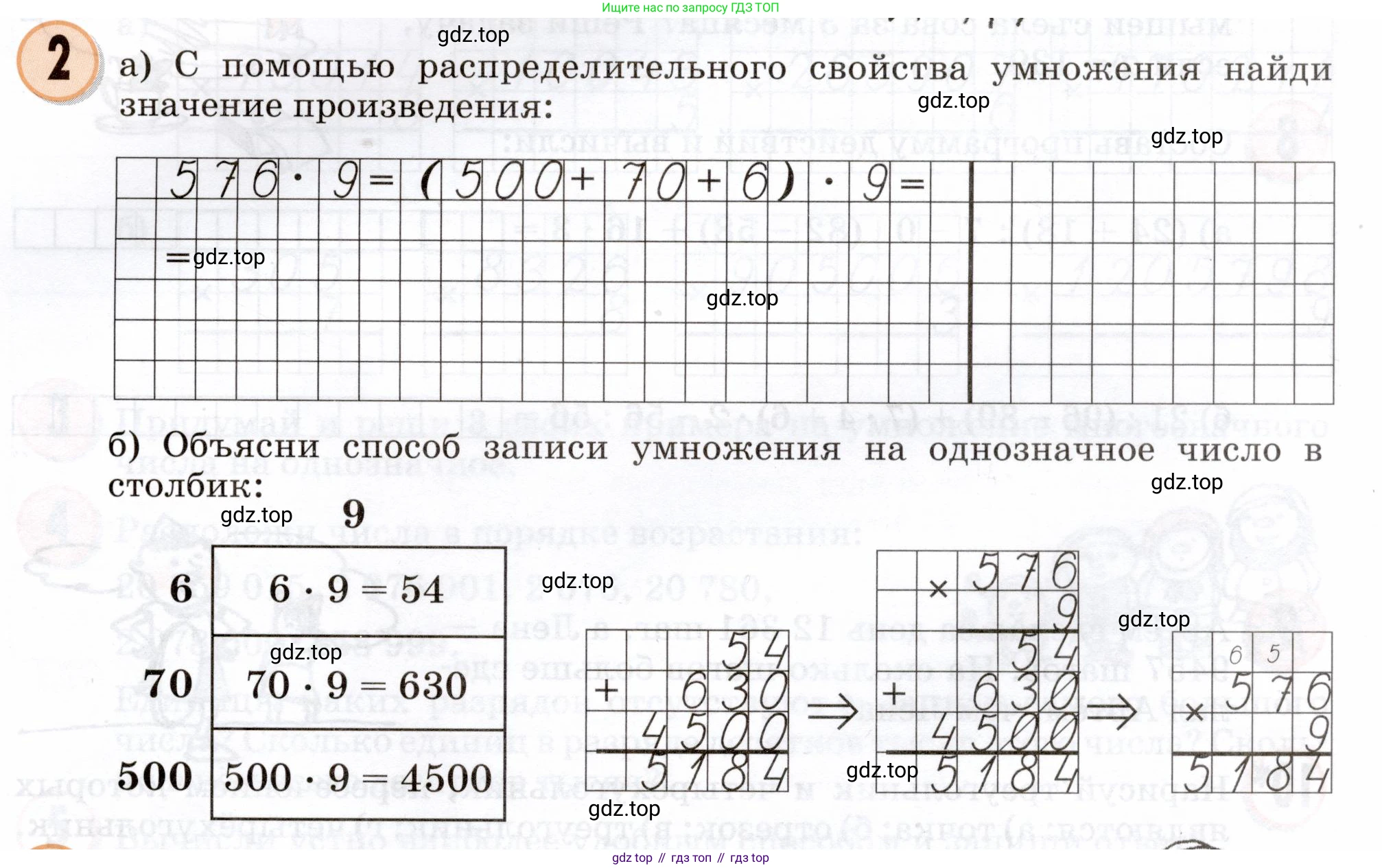 Математика, 3 класс учебное пособие - тетрадь, автор: Петерсон Людмила Георгиевна, издательство Просвещение, Москва, 2024, зелёного цвета, Часть 2, страница 1, номер 2, Условие 2024
