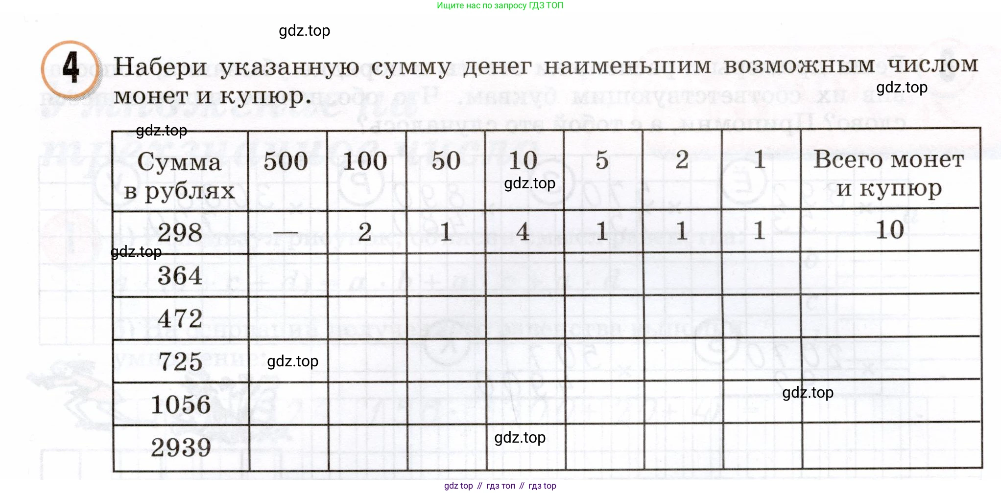 Математика, 3 класс учебное пособие - тетрадь, автор: Петерсон Людмила Георгиевна, издательство Просвещение, Москва, 2024, зелёного цвета, Часть 3, страница 35, номер 4, Условие 2024