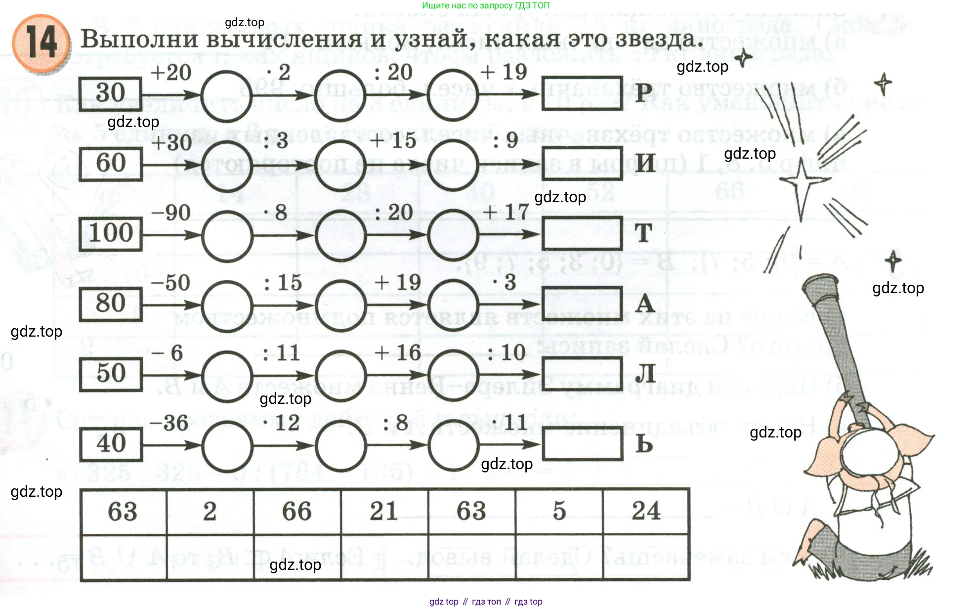 Математика, 3 класс учебное пособие - тетрадь, автор: Петерсон Людмила Георгиевна, издательство Просвещение, Москва, 2024, зелёного цвета, Часть 1, страница 35, номер 14, Условие 2020-2022