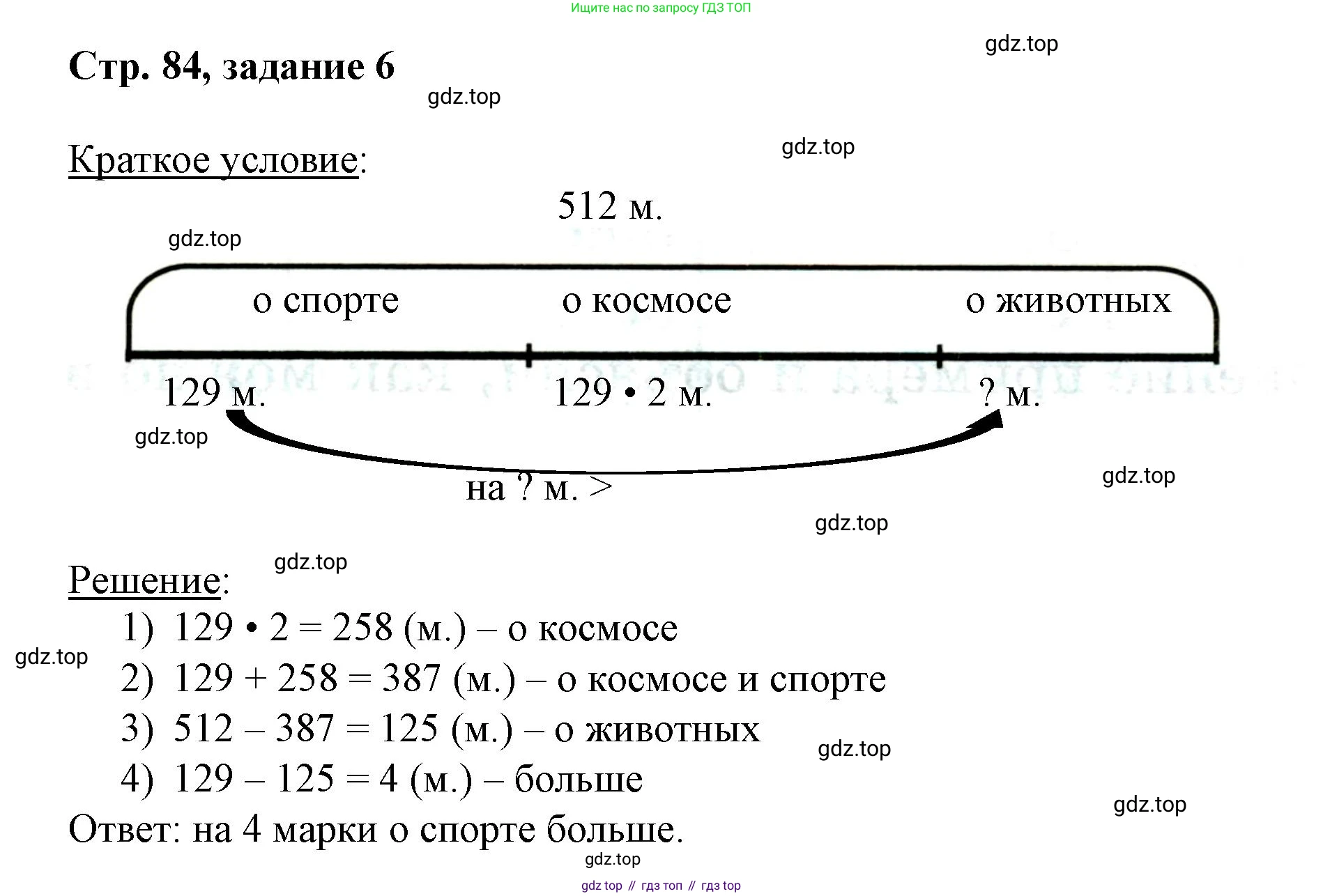 Математика, 3 класс учебное пособие - тетрадь, автор: Петерсон Людмила Георгиевна, издательство Просвещение, Москва, 2024, зелёного цвета, Часть 2, страница 84, номер 6, Решение 2020-2022