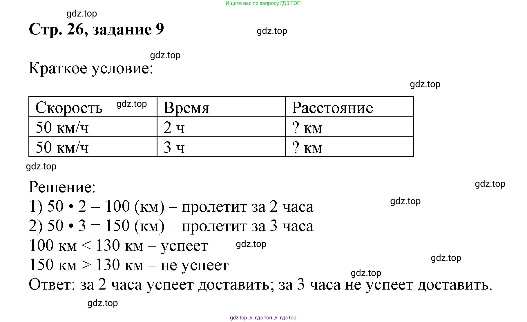 Математика, 3 класс учебное пособие - тетрадь, автор: Петерсон Людмила Георгиевна, издательство Просвещение, Москва, 2024, зелёного цвета, Часть 3, страница 26, номер 9, Решение 2020-2022