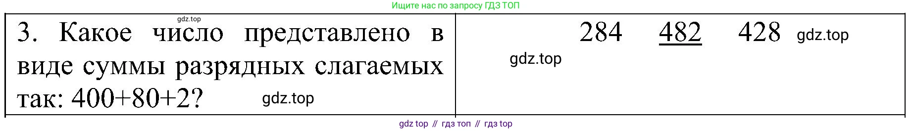 ГДЗ Математика, 3 класс Проверочные работы, автор: Волкова Светлана Ивановна, издательство Просвещение, Москва, 2023, белого цвета, страница 68, номер 3, Решение