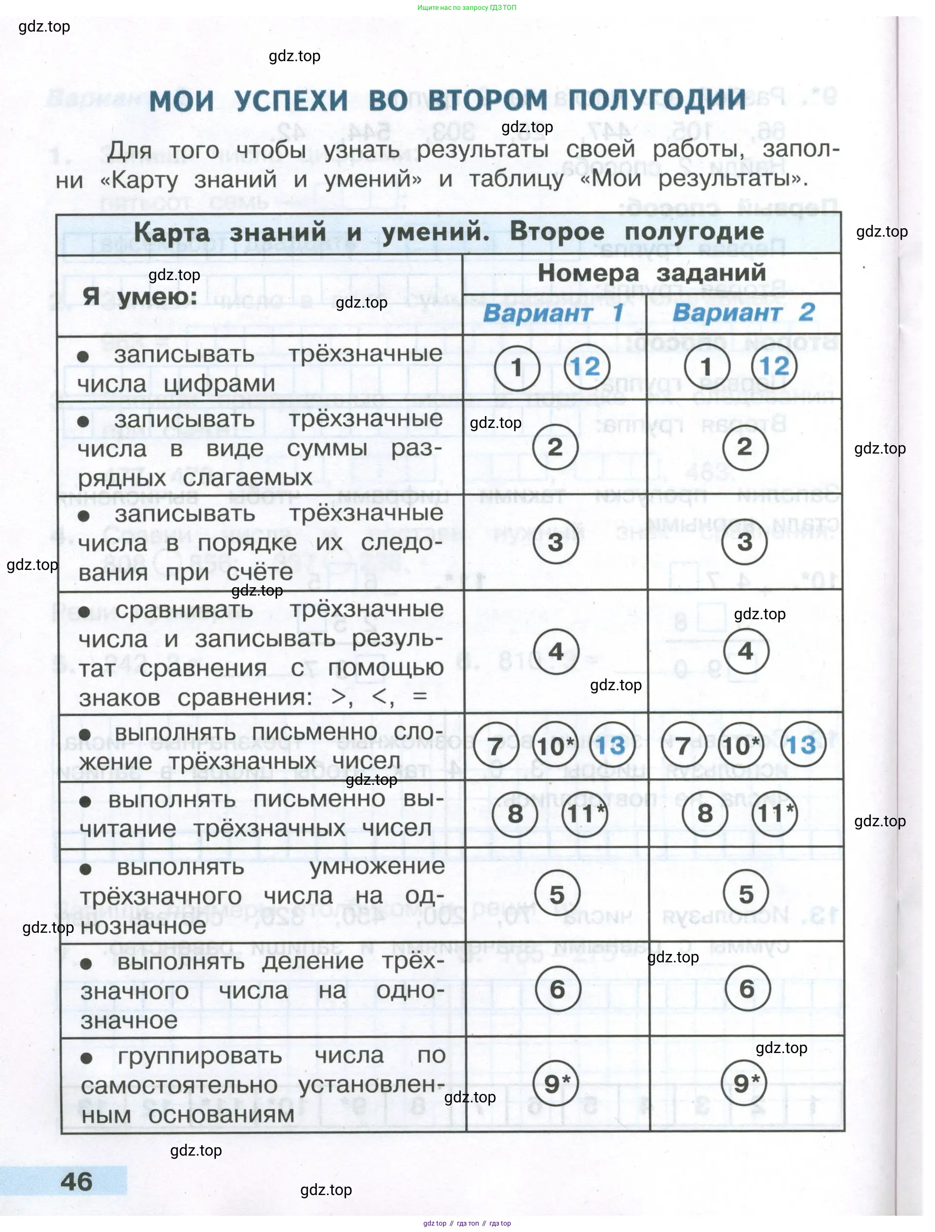 Математика, 3 класс Тетрадь учебных достижений, автор: Волкова Светлана Ивановна, издательство Просвещение, Москва, 2023, белого цвета, страница 46