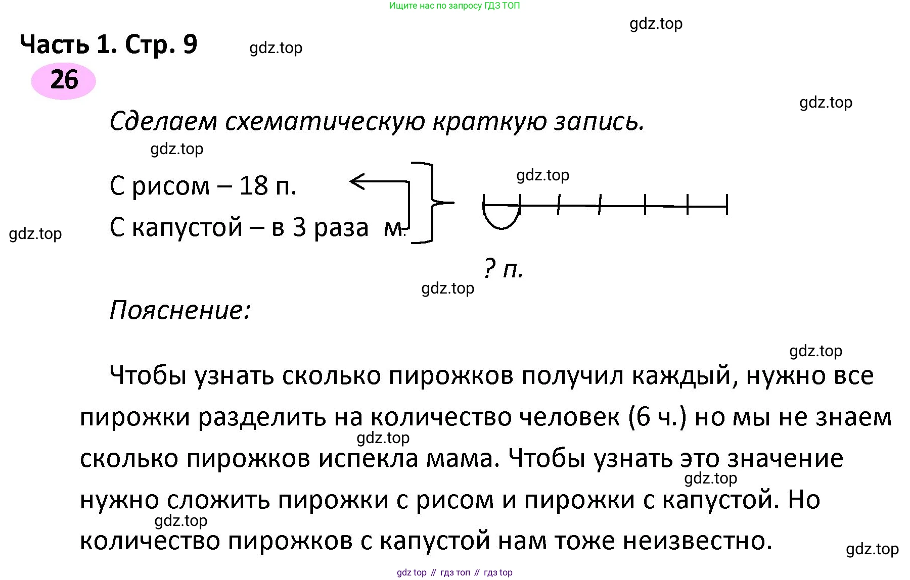ГДЗ Математика, 4 класс рабочая тетрадь, автор: Волкова Светлана Ивановна, издательство Просвещение, Москва, 2023, белого цвета, Часть 1, страница 9, номер 26, Решение