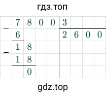 7800/3 = 2600