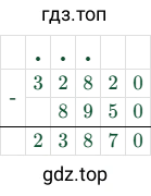32820 - 8950 = 23870