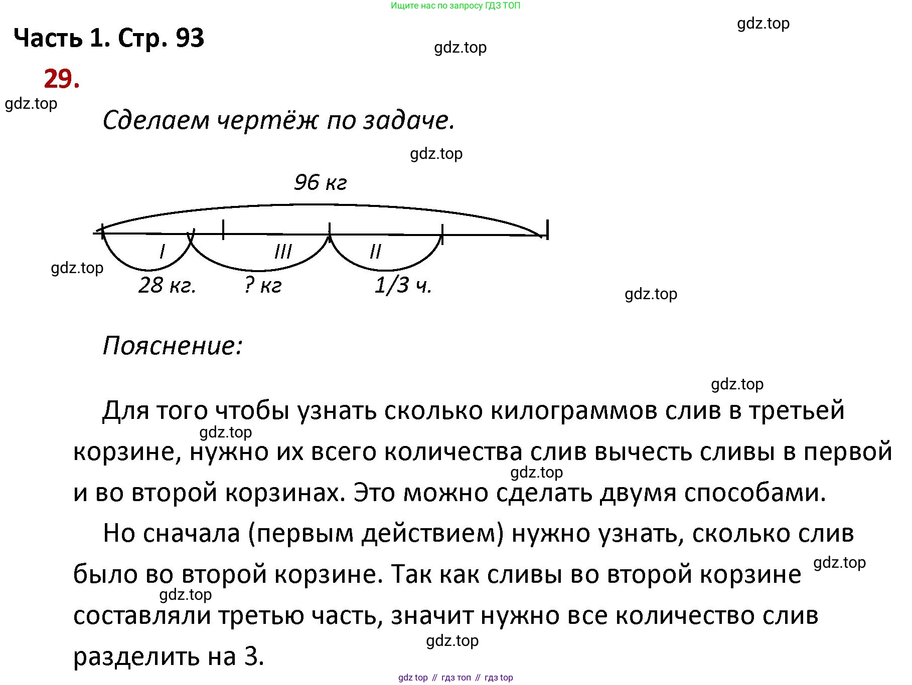 ГДЗ Математика, 4 класс Учебник, авторы: Моро Мария Игнатьевна, Бантова Мария Александровна, Бельтюкова Галина Васильевна, Волкова Светлана Ивановна, Степанова Светлана Вячеславовна, издательство Просвещение, Москва, 2023, белого цвета, Часть 1, страница 93, номер 29, Решение