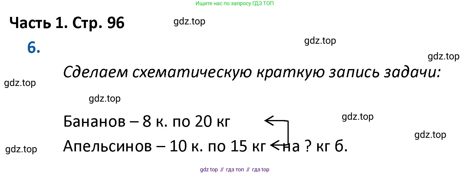 ГДЗ Математика, 4 класс Учебник, авторы: Моро Мария Игнатьевна, Бантова Мария Александровна, Бельтюкова Галина Васильевна, Волкова Светлана Ивановна, Степанова Светлана Вячеславовна, издательство Просвещение, Москва, 2023, белого цвета, Часть 1, страница 96, номер 6, Решение