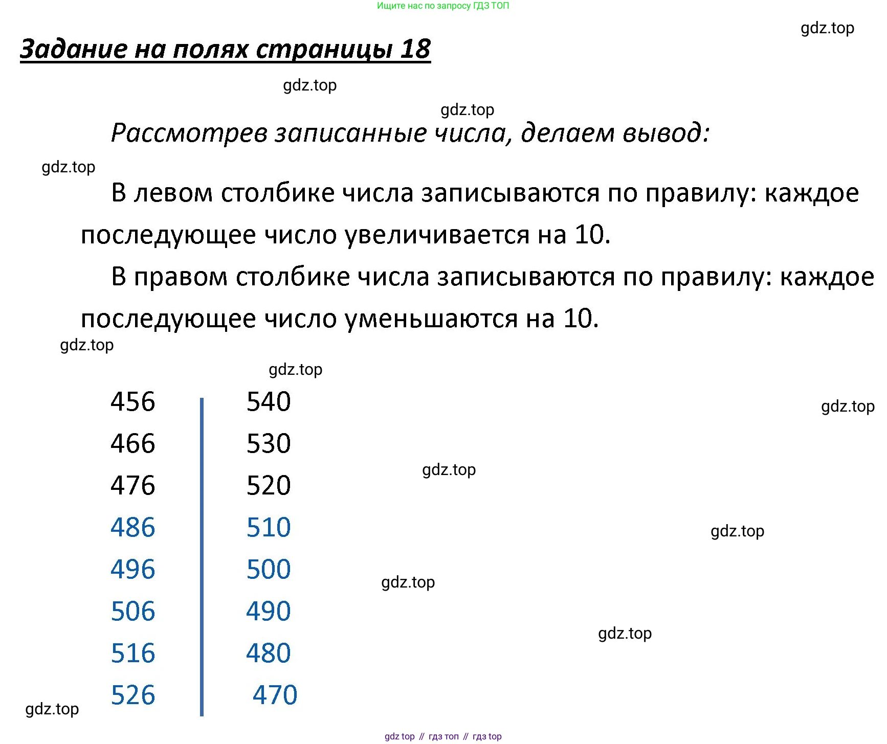ГДЗ Математика, 4 класс Учебник, авторы: Моро Мария Игнатьевна, Бантова Мария Александровна, Бельтюкова Галина Васильевна, Волкова Светлана Ивановна, Степанова Светлана Вячеславовна, издательство Просвещение, Москва, 2023, белого цвета, Часть 1, страница 18, Решение