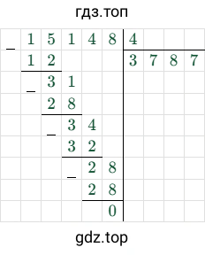 15148/4 = 3787
