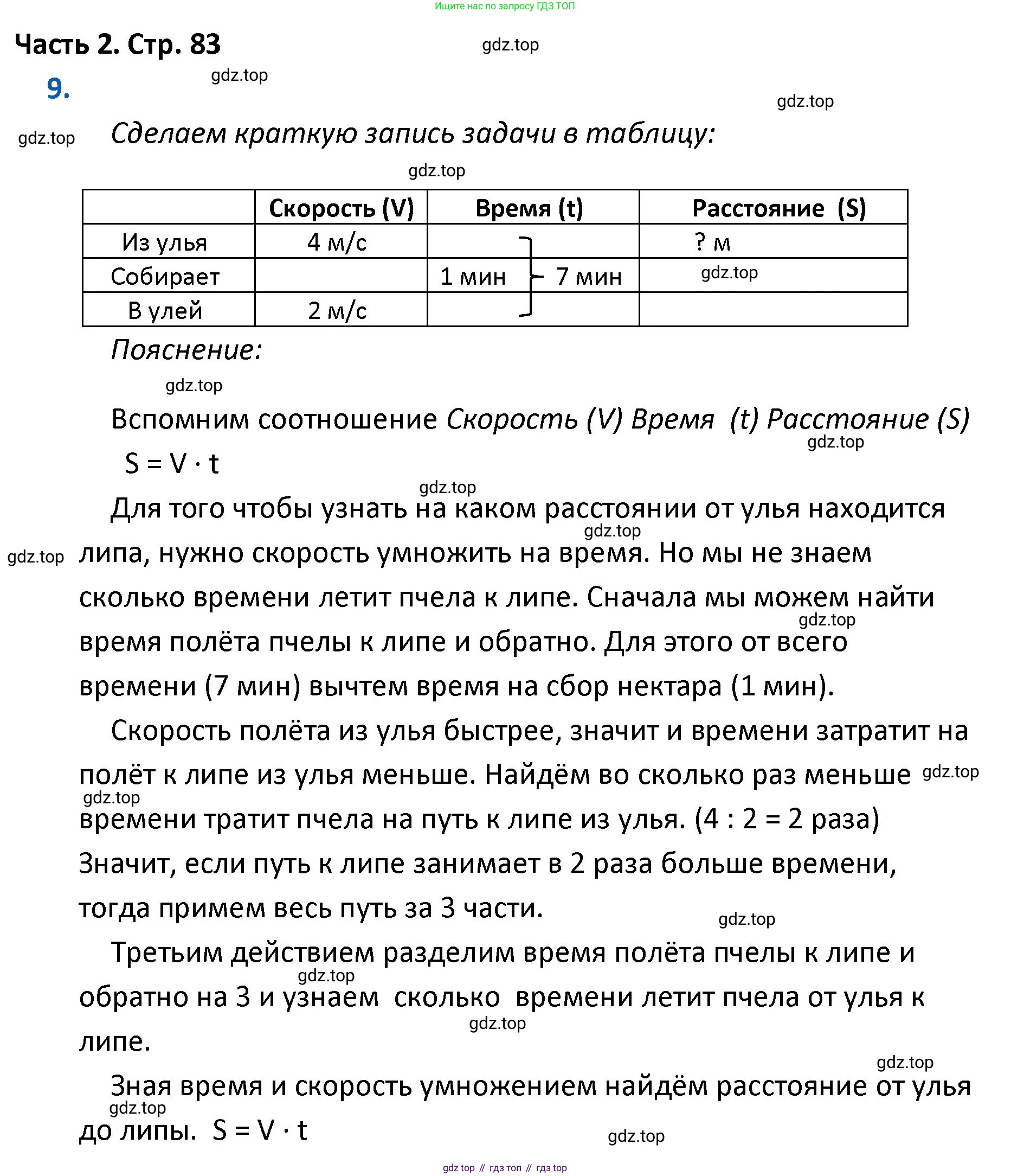 ГДЗ Математика, 4 класс Учебник, авторы: Моро Мария Игнатьевна, Бантова Мария Александровна, Бельтюкова Галина Васильевна, Волкова Светлана Ивановна, Степанова Светлана Вячеславовна, издательство Просвещение, Москва, 2023, белого цвета, Часть 2, страница 83, номер 9, Решение