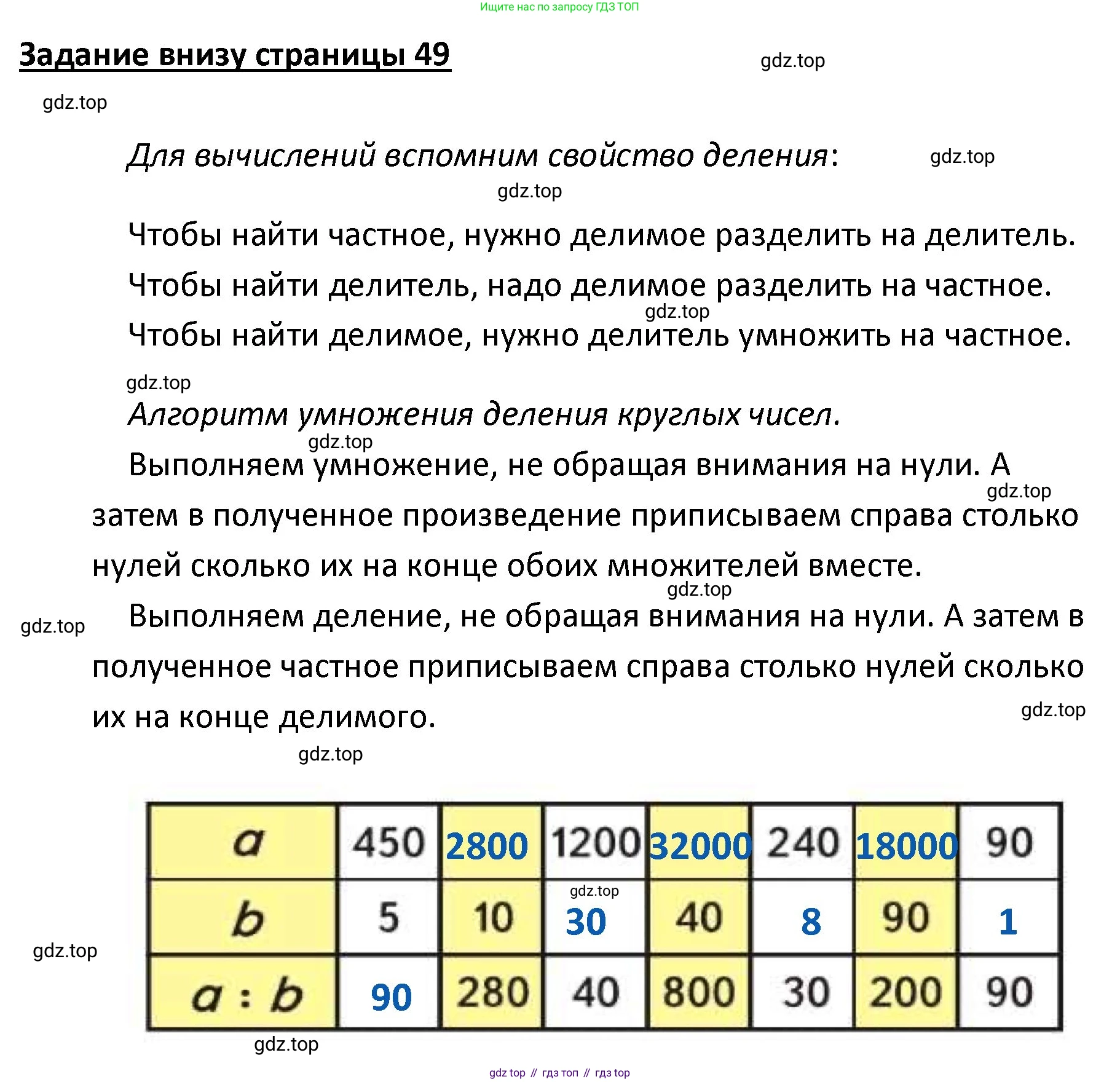 ГДЗ Математика, 4 класс Учебник, авторы: Моро Мария Игнатьевна, Бантова Мария Александровна, Бельтюкова Галина Васильевна, Волкова Светлана Ивановна, Степанова Светлана Вячеславовна, издательство Просвещение, Москва, 2023, белого цвета, Часть 2, страница 49, Решение