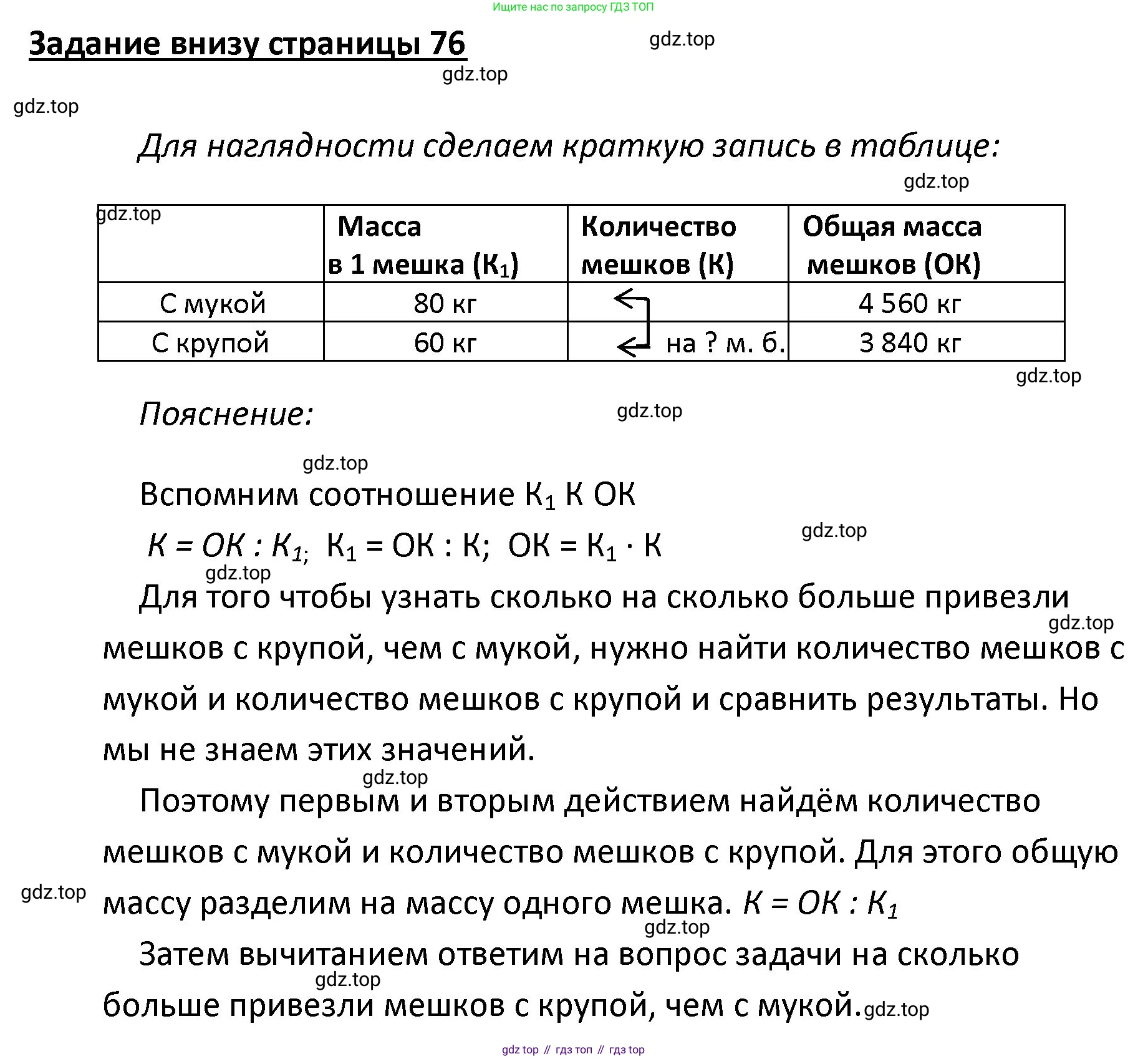 ГДЗ Математика, 4 класс Учебник, авторы: Моро Мария Игнатьевна, Бантова Мария Александровна, Бельтюкова Галина Васильевна, Волкова Светлана Ивановна, Степанова Светлана Вячеславовна, издательство Просвещение, Москва, 2023, белого цвета, Часть 2, страница 76, Решение
