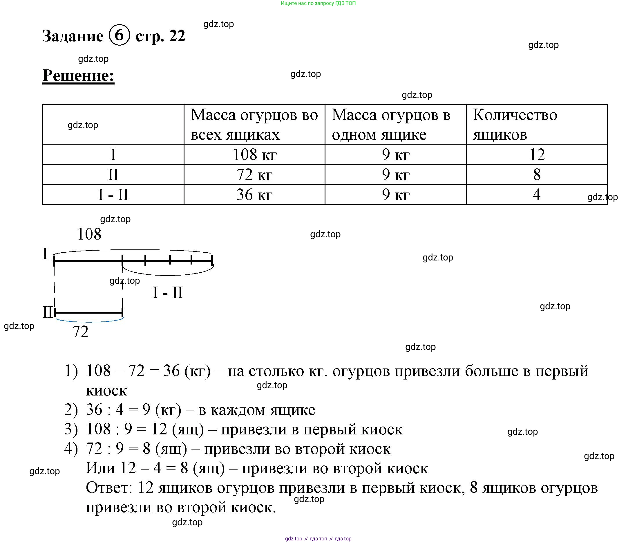 ГДЗ Математика, 4 класс рабочая тетрадь, автор: Петерсон Людмила Георгиевна, издательство Просвещение, Москва, 2020, розового цвета, Часть 1, страница 22, номер 6, Решение 2019-2023