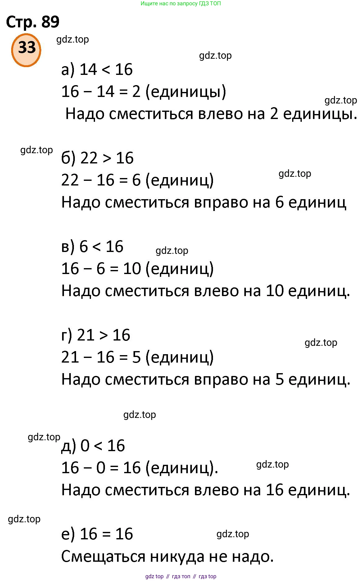 ГДЗ Математика, 4 класс Учебник, автор: Петерсон Людмила Георгиевна, издательство Просвещение, Москва, 2021, красного цвета, Часть 3, страница 89, номер 33, Решение