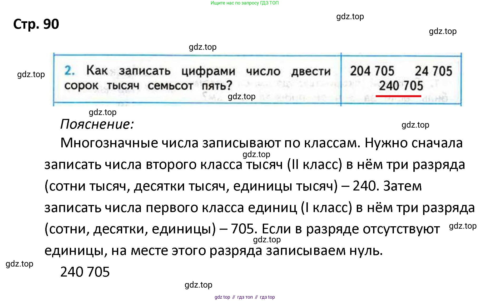 ГДЗ Математика, 4 класс Проверочные работы, автор: Волкова Светлана Ивановна, издательство Просвещение, Москва, 2023, белого цвета, страница 90, номер 2, Решение