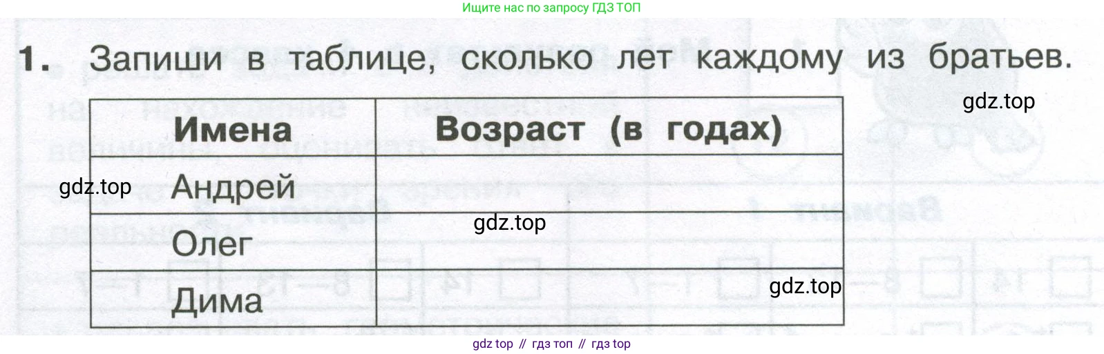 ГДЗ Математика, 4 класс Тетрадь учебных достижений, автор: Волкова Светлана Ивановна, издательство Просвещение, Москва, 2023, белого цвета, страница 58, номер 1, Условие