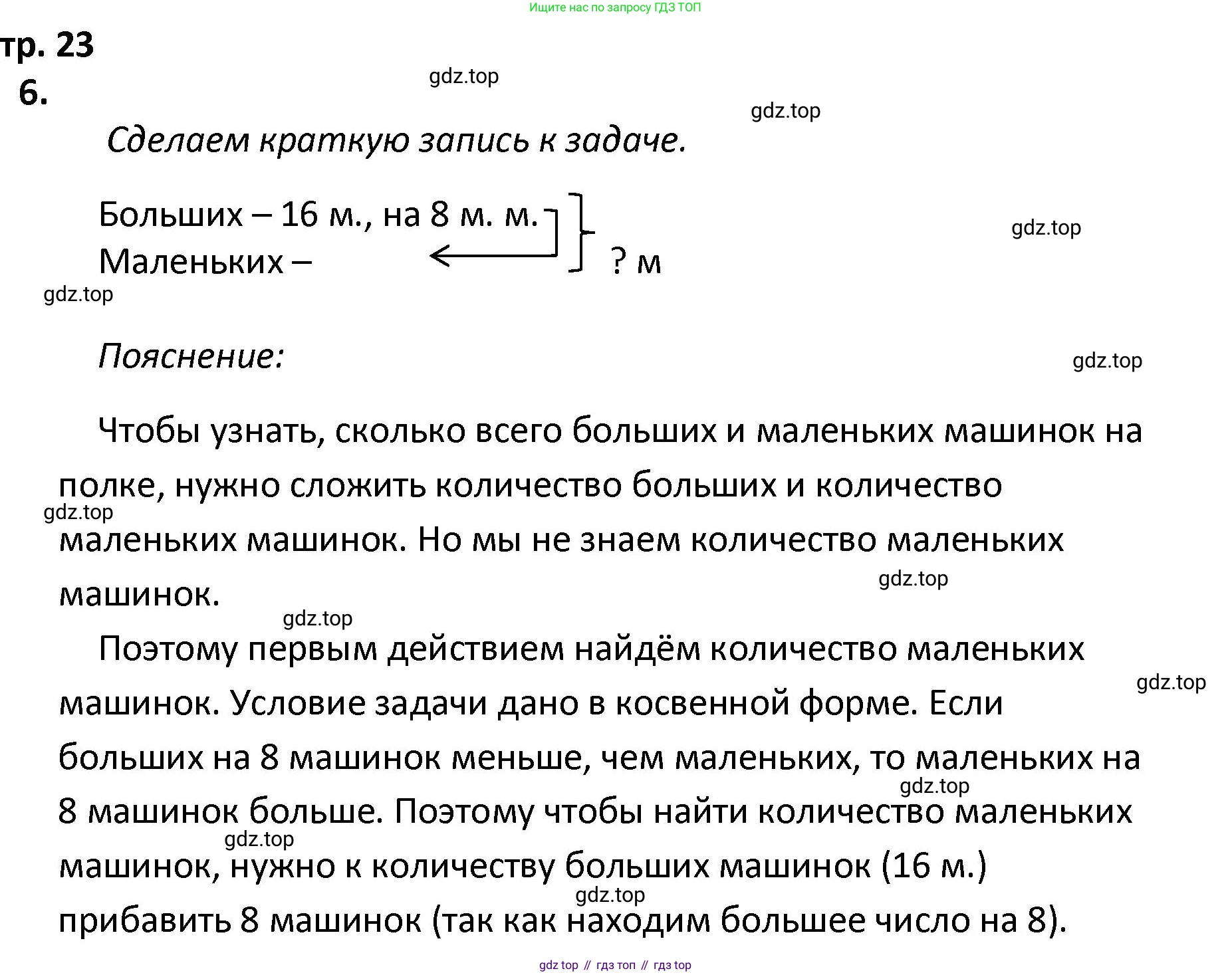 ГДЗ Математика, 4 класс Тетрадь учебных достижений, автор: Волкова Светлана Ивановна, издательство Просвещение, Москва, 2023, белого цвета, страница 23, номер 6, Решение
