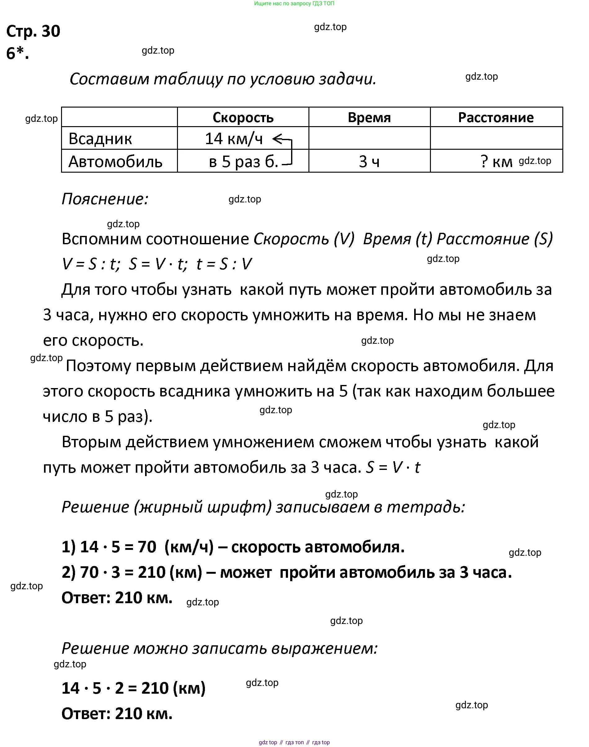 ГДЗ Математика, 4 класс Тетрадь учебных достижений, автор: Волкова Светлана Ивановна, издательство Просвещение, Москва, 2023, белого цвета, страница 30, номер 6, Решение