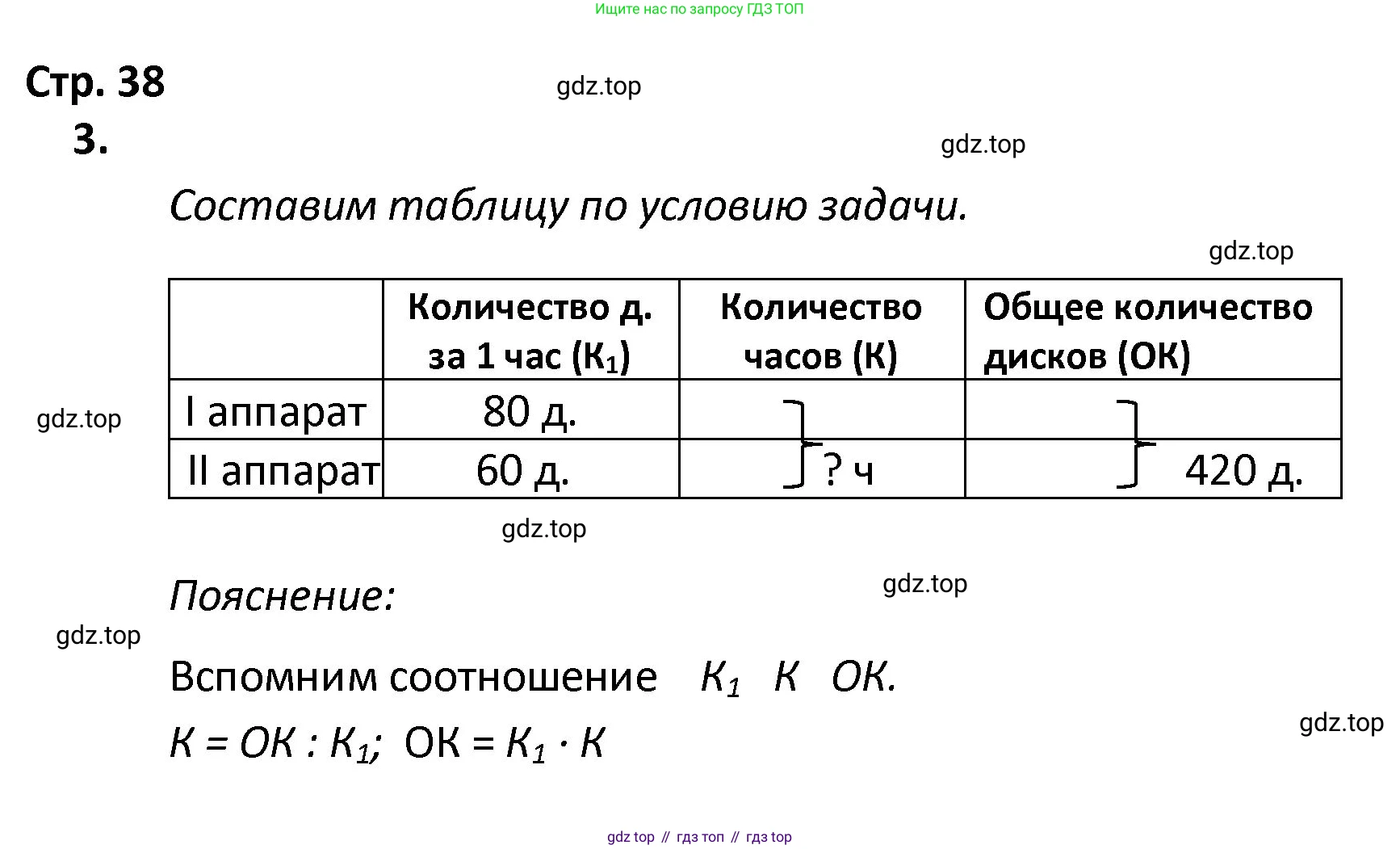 ГДЗ Математика, 4 класс Тетрадь учебных достижений, автор: Волкова Светлана Ивановна, издательство Просвещение, Москва, 2023, белого цвета, страница 38, номер 3, Решение