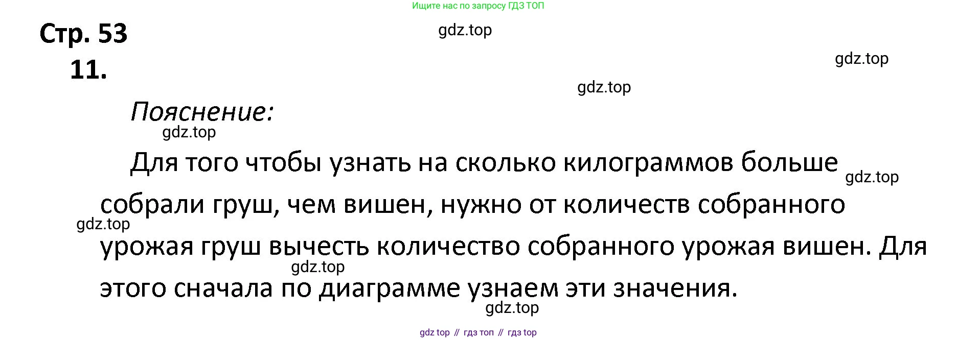 ГДЗ Математика, 4 класс Тетрадь учебных достижений, автор: Волкова Светлана Ивановна, издательство Просвещение, Москва, 2023, белого цвета, страница 53, номер 11, Решение