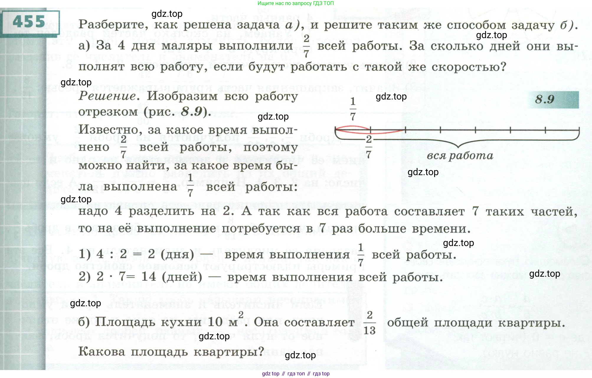 ГДЗ Математика, 5 класс Учебник, авторы: Бунимович Евгений Абрамович, Дорофеев Георгий Владимирович, Суворова Светлана Борисовна, Кузнецова Людмила Викторовна, Минаева Светлана Станиславовна, Рослова Лариса Олеговна, издательство Просвещение, Москва, 2023, оранжевого цвета, страница 133, номер 455, Условие
