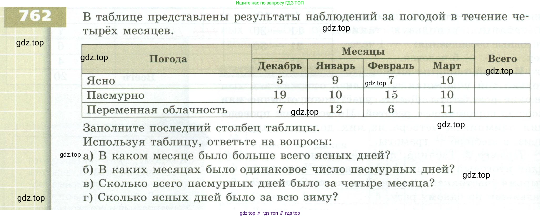 ГДЗ Математика, 5 класс Учебник, авторы: Бунимович Евгений Абрамович, Дорофеев Георгий Владимирович, Суворова Светлана Борисовна, Кузнецова Людмила Викторовна, Минаева Светлана Станиславовна, Рослова Лариса Олеговна, издательство Просвещение, Москва, 2023, оранжевого цвета, страница 218, номер 762, Условие