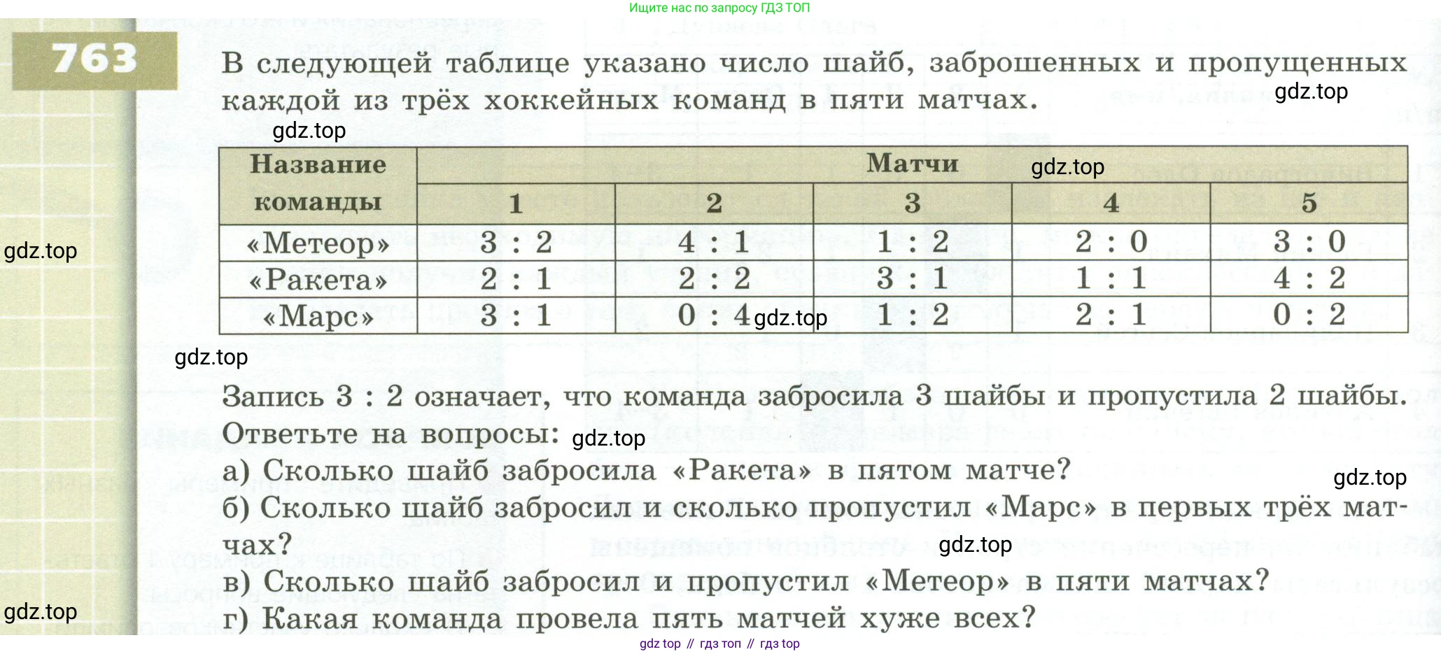 ГДЗ Математика, 5 класс Учебник, авторы: Бунимович Евгений Абрамович, Дорофеев Георгий Владимирович, Суворова Светлана Борисовна, Кузнецова Людмила Викторовна, Минаева Светлана Станиславовна, Рослова Лариса Олеговна, издательство Просвещение, Москва, 2023, оранжевого цвета, страница 218, номер 763, Условие