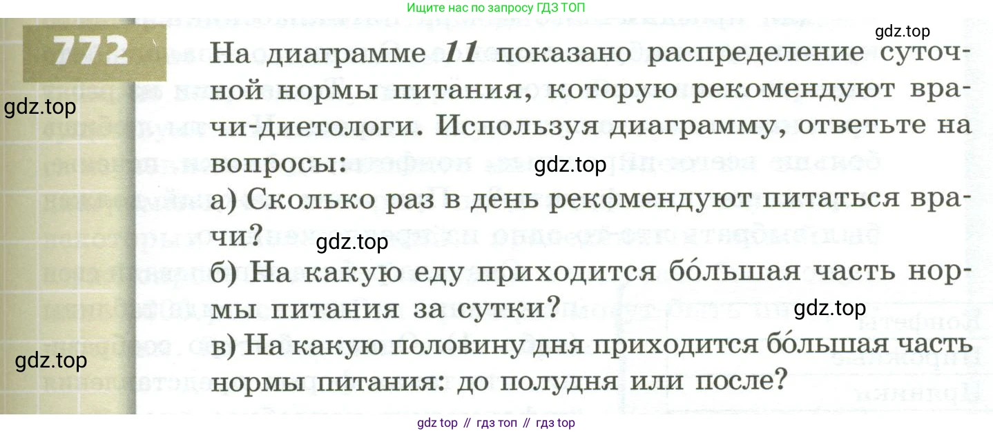 ГДЗ Математика, 5 класс Учебник, авторы: Бунимович Евгений Абрамович, Дорофеев Георгий Владимирович, Суворова Светлана Борисовна, Кузнецова Людмила Викторовна, Минаева Светлана Станиславовна, Рослова Лариса Олеговна, издательство Просвещение, Москва, 2023, оранжевого цвета, страница 223, номер 772, Условие
