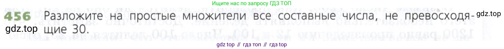Математика, 5 класс Учебник, авторы: Дорофеев Георгий Владимирович, Шарыгин Игорь Фёдорович, Суворова Светлана Борисовна, Бунимович Евгений Абрамович, Кузнецова Людмила Викторовна, Минаева Светлана Станиславовна, Рослова Лариса Олеговна, издательство Просвещение, Москва, 2019 - 2022, белого цвета, страница 119, номер 456, Условие