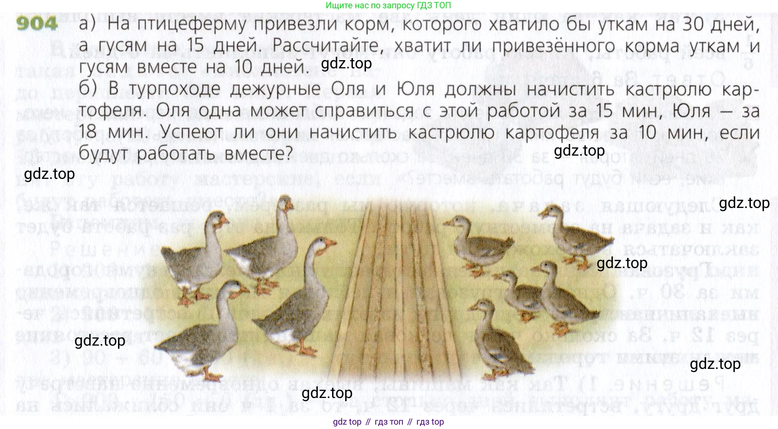 Математика, 5 класс Учебник, авторы: Дорофеев Георгий Владимирович, Шарыгин Игорь Фёдорович, Суворова Светлана Борисовна, Бунимович Евгений Абрамович, Кузнецова Людмила Викторовна, Минаева Светлана Станиславовна, Рослова Лариса Олеговна, издательство Просвещение, Москва, 2019 - 2022, белого цвета, страница 226, номер 904, Условие