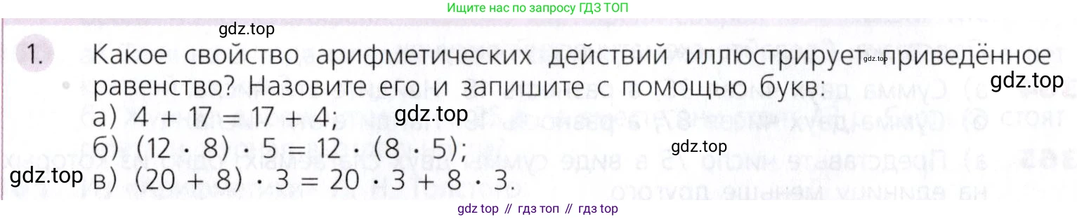 Математика, 5 класс Учебник, авторы: Дорофеев Георгий Владимирович, Шарыгин Игорь Фёдорович, Суворова Светлана Борисовна, Бунимович Евгений Абрамович, Кузнецова Людмила Викторовна, Минаева Светлана Станиславовна, Рослова Лариса Олеговна, издательство Просвещение, Москва, 2019 - 2022, белого цвета, страница 96, номер 1, Условие