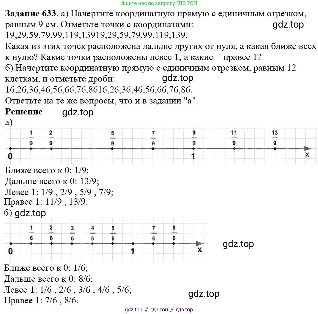 Математика, 5 класс Учебник, авторы: Дорофеев Георгий Владимирович, Шарыгин Игорь Фёдорович, Суворова Светлана Борисовна, Бунимович Евгений Абрамович, Кузнецова Людмила Викторовна, Минаева Светлана Станиславовна, Рослова Лариса Олеговна, издательство Просвещение, Москва, 2019 - 2022, белого цвета, страница 166, номер 633, Решение 3