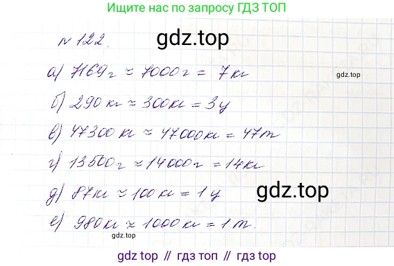 Математика, 5 класс Учебник, авторы: Дорофеев Георгий Владимирович, Шарыгин Игорь Фёдорович, Суворова Светлана Борисовна, Бунимович Евгений Абрамович, Кузнецова Людмила Викторовна, Минаева Светлана Станиславовна, Рослова Лариса Олеговна, издательство Просвещение, Москва, 2019 - 2022, белого цвета, страница 40, номер 122, Решение 4