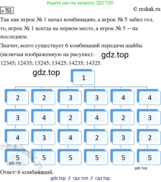 Математика, 5 класс Учебник, авторы: Дорофеев Георгий Владимирович, Шарыгин Игорь Фёдорович, Суворова Светлана Борисовна, Бунимович Евгений Абрамович, Кузнецова Людмила Викторовна, Минаева Светлана Станиславовна, Рослова Лариса Олеговна, издательство Просвещение, Москва, 2019 - 2022, белого цвета, страница 47, номер 153, Решение 5