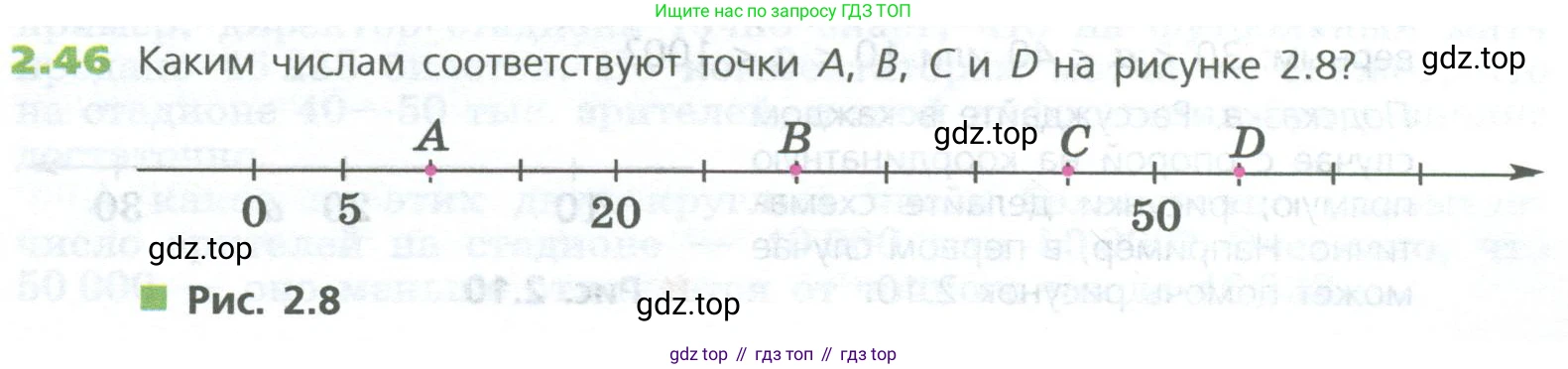 ГДЗ Математика, 5 класс Учебник, авторы: Дорофеев Георгий Владимирович, Шарыгин Игорь Фёдорович, Суворова Светлана Борисовна, Бунимович Евгений Абрамович, Кузнецова Людмила Викторовна, Минаева Светлана Станиславовна, Рослова Лариса Олеговна, издательство Просвещение, Москва, 2023, белого цвета, страница 35, номер 2.46, Условие