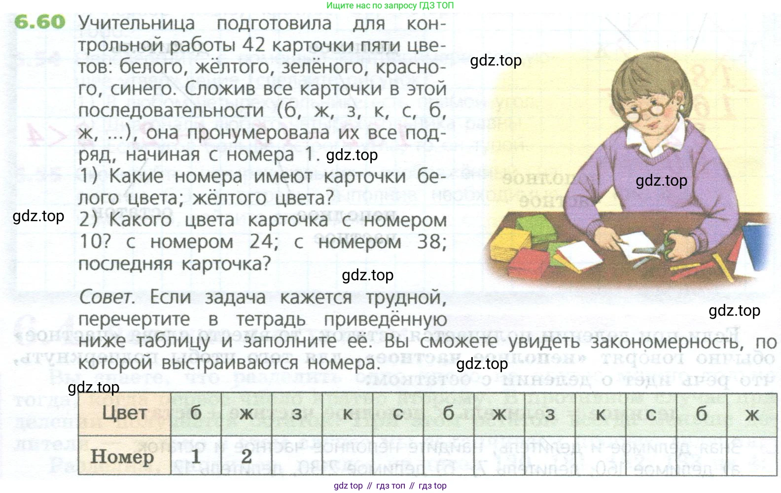 ГДЗ Математика, 5 класс Учебник, авторы: Дорофеев Георгий Владимирович, Шарыгин Игорь Фёдорович, Суворова Светлана Борисовна, Бунимович Евгений Абрамович, Кузнецова Людмила Викторовна, Минаева Светлана Станиславовна, Рослова Лариса Олеговна, издательство Просвещение, Москва, 2023, белого цвета, страница 124, номер 6.60, Условие