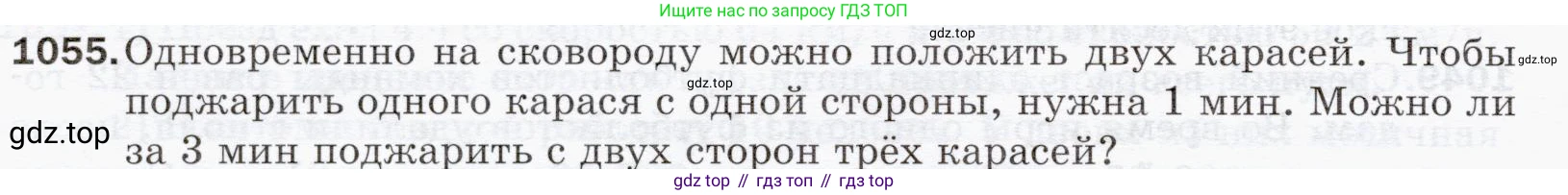 ГДЗ Математика, 5 класс Учебник, авторы: Мерзляк Аркадий Григорьевич, Полонский Виталий Борисович, Якир Михаил Семёнович, издательство Просвещение, Москва, 2019 - 2022, голубого цвета, страница 252, номер 1055, Условие